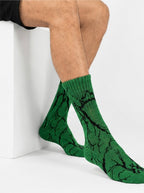 Darkgreen ThunderLeaf™ Socks | Full Length