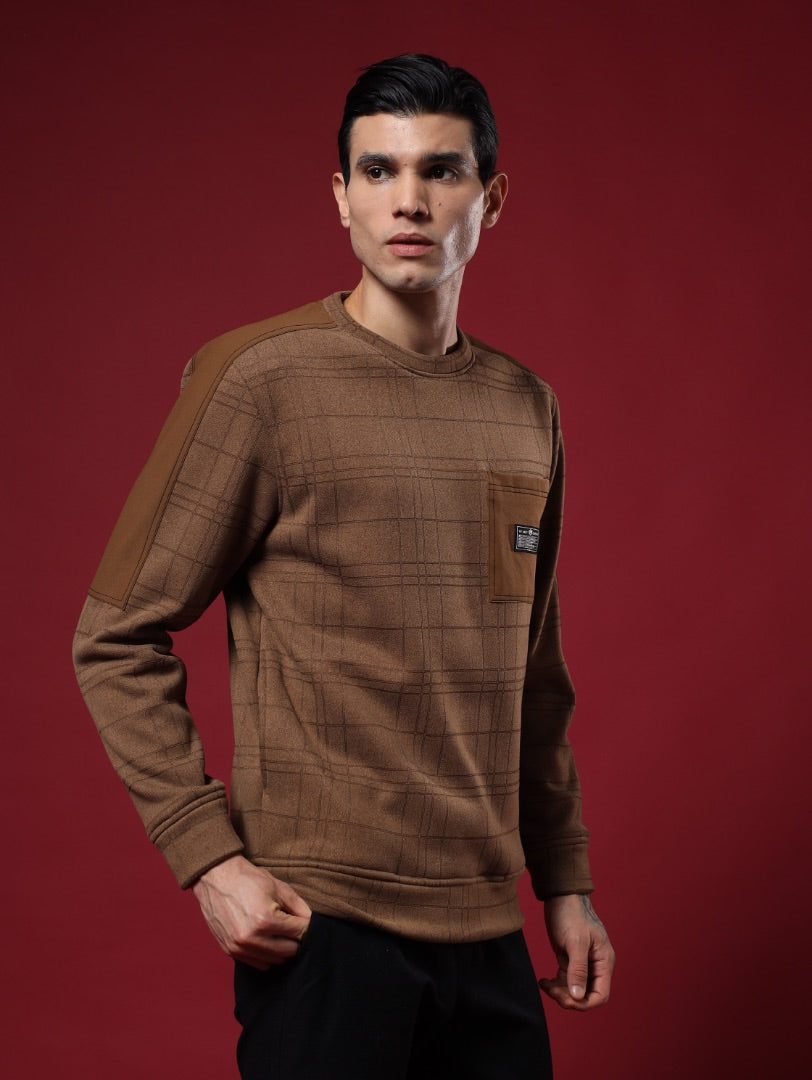 Brown Urbangrid Sweatshirt