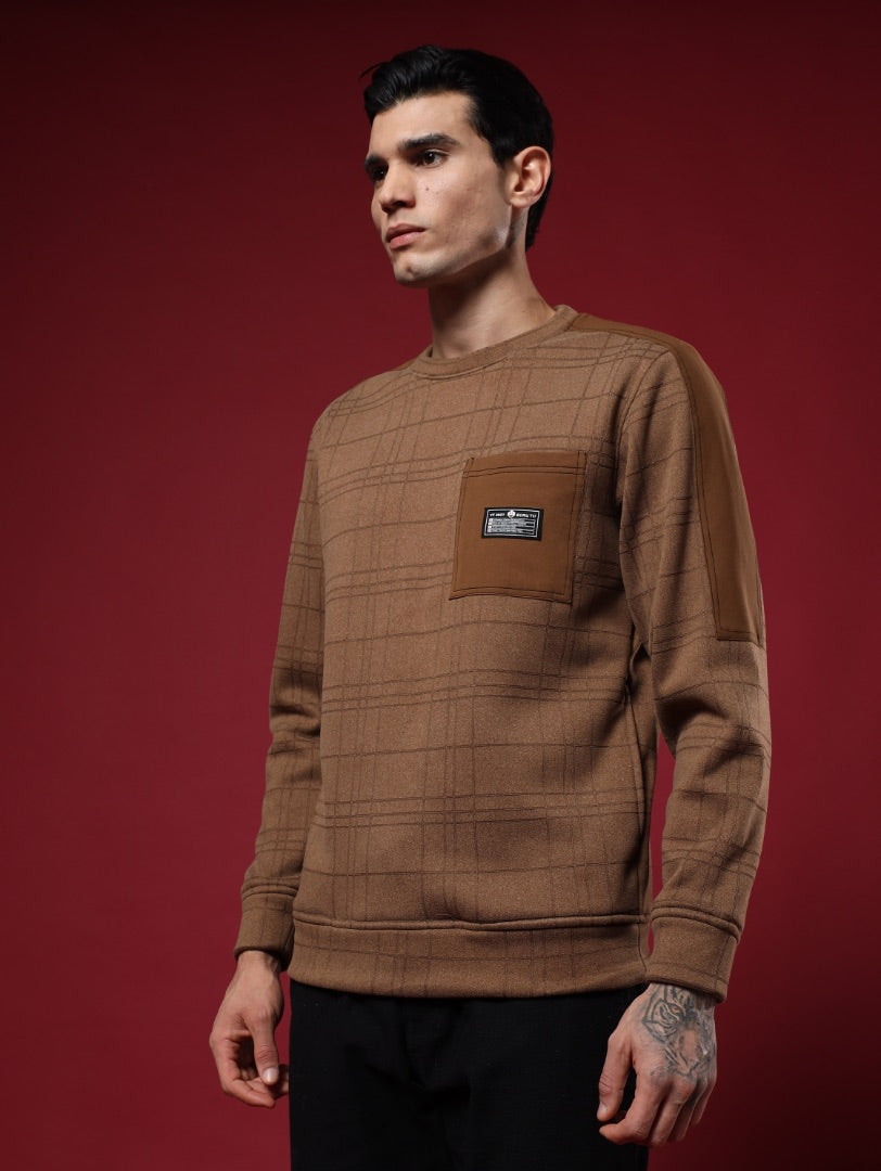 Brown Urbangrid Sweatshirt