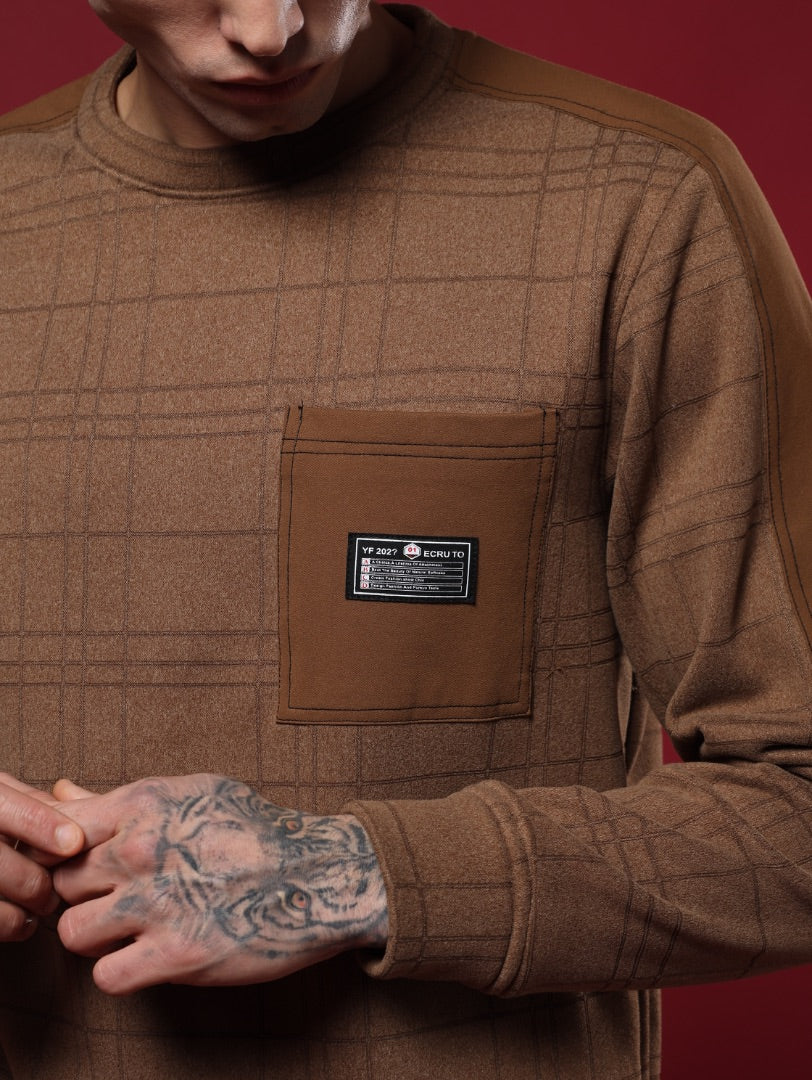 Brown Urbangrid Sweatshirt