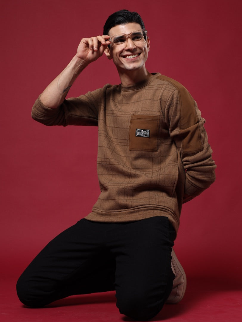 Brown Urbangrid Sweatshirt