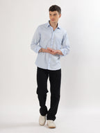Sky Blue Cotton Linen Shirt