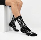 Grey ThunderLeaf™ Socks | Full Length
