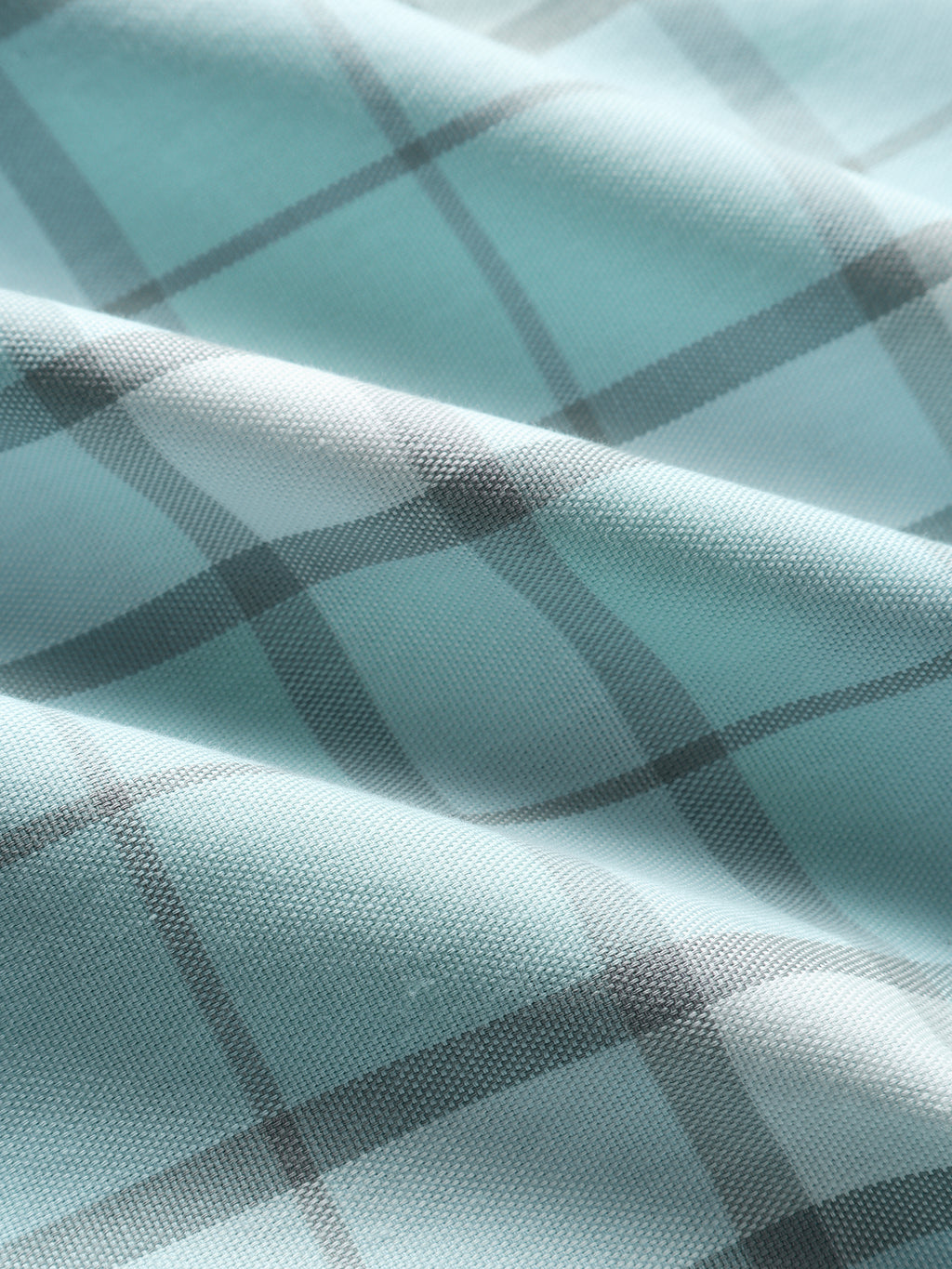 Aqua Grid check shirt