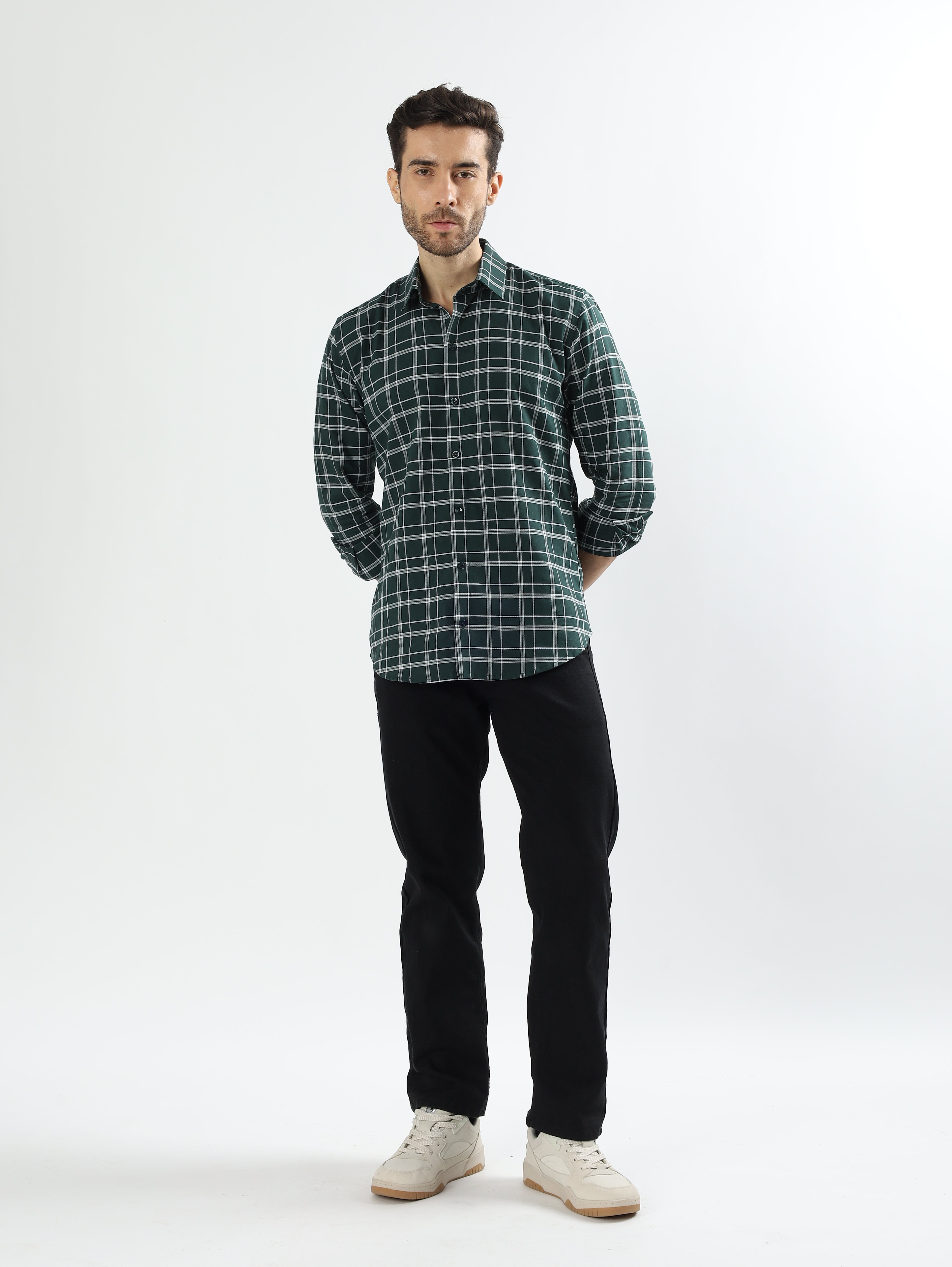 Green Check Shirt