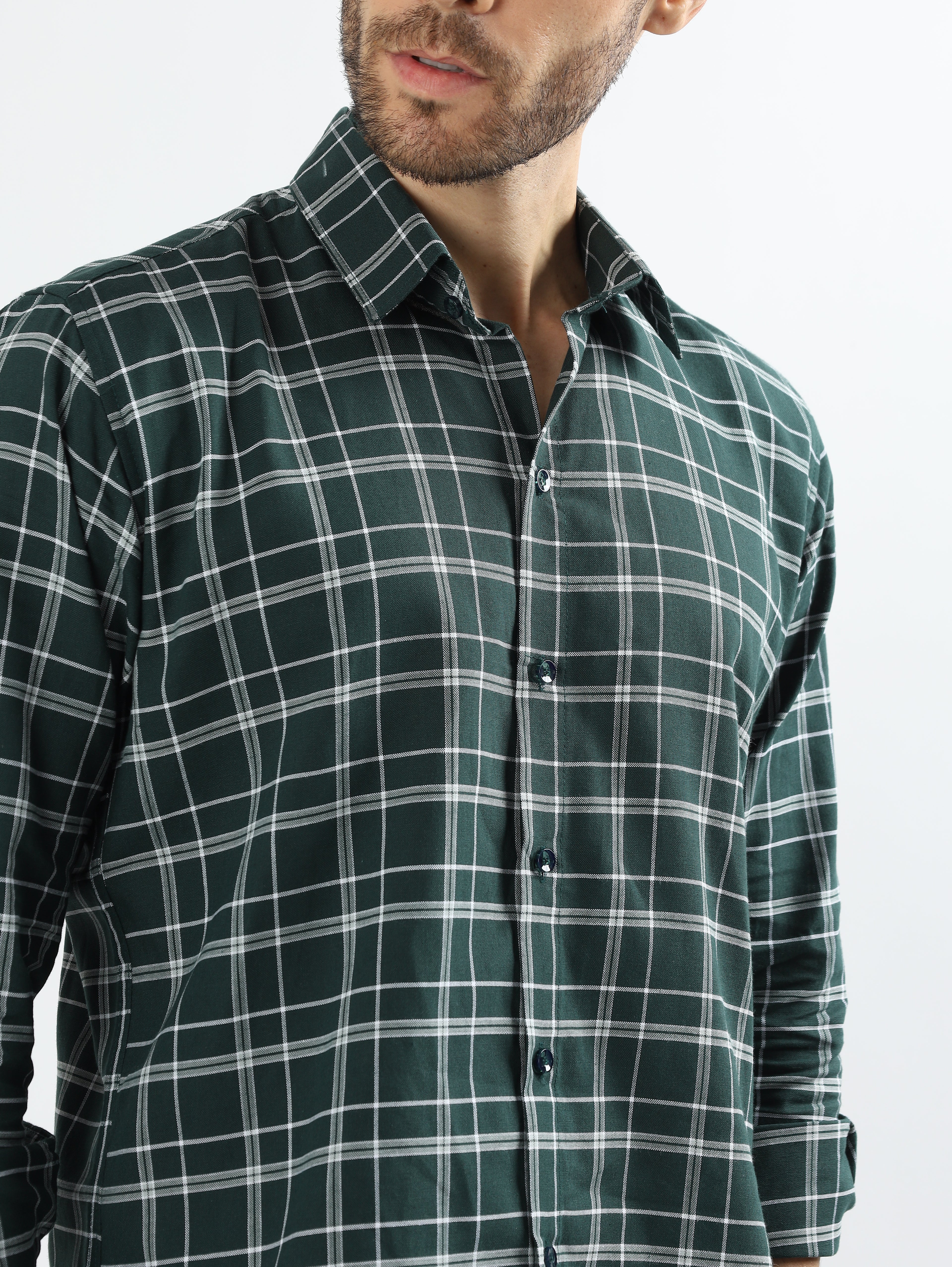 Green Check Shirt