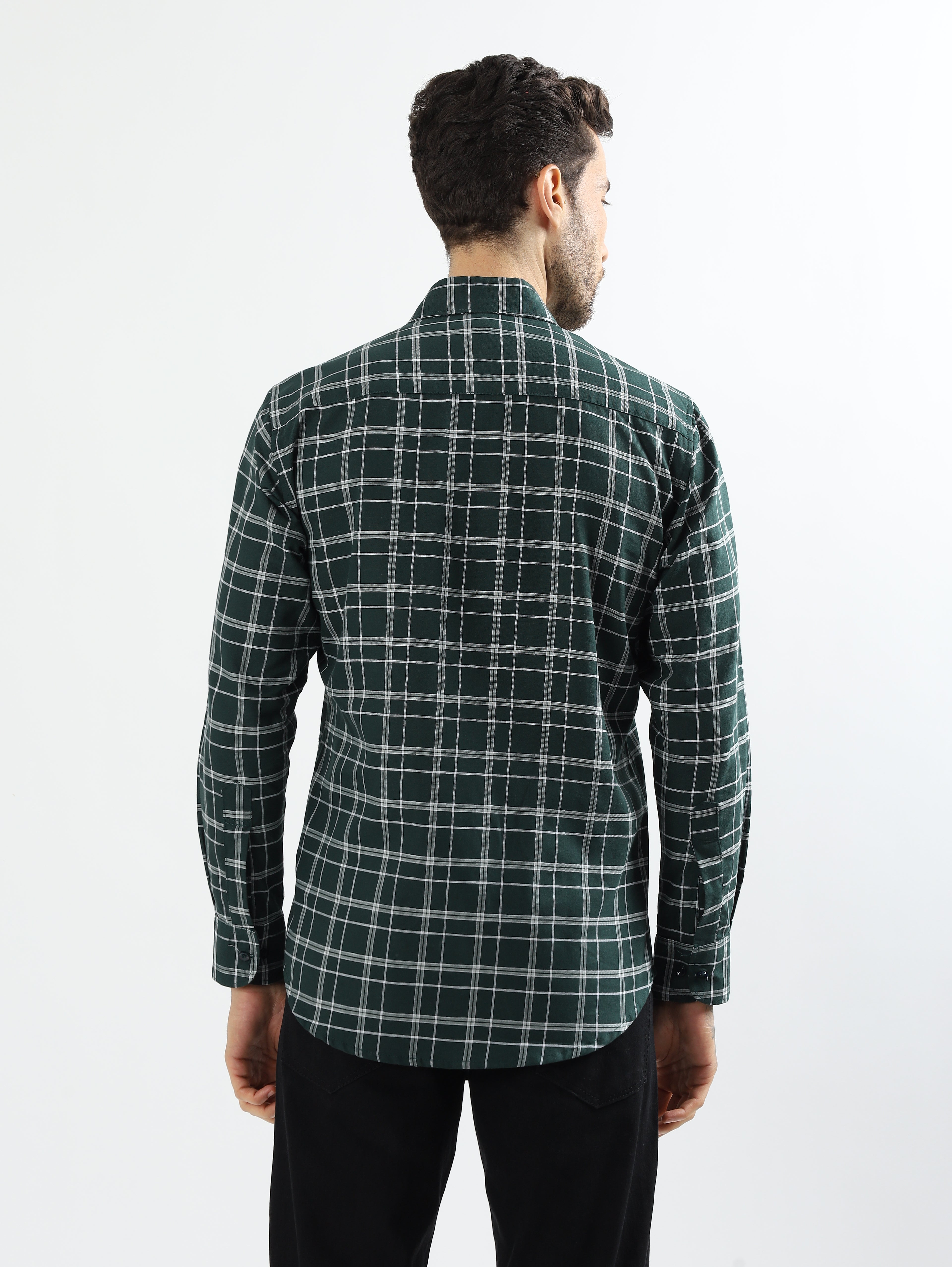 Green Check Shirt